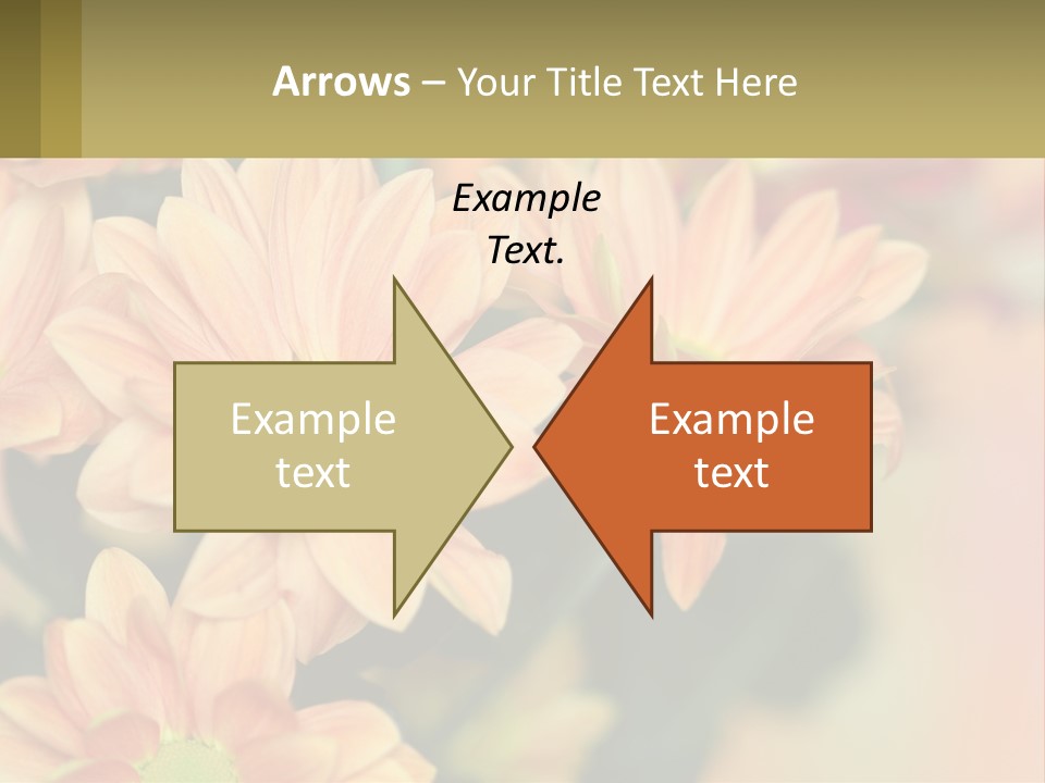 Bloom Autumn Bouquet PowerPoint Template