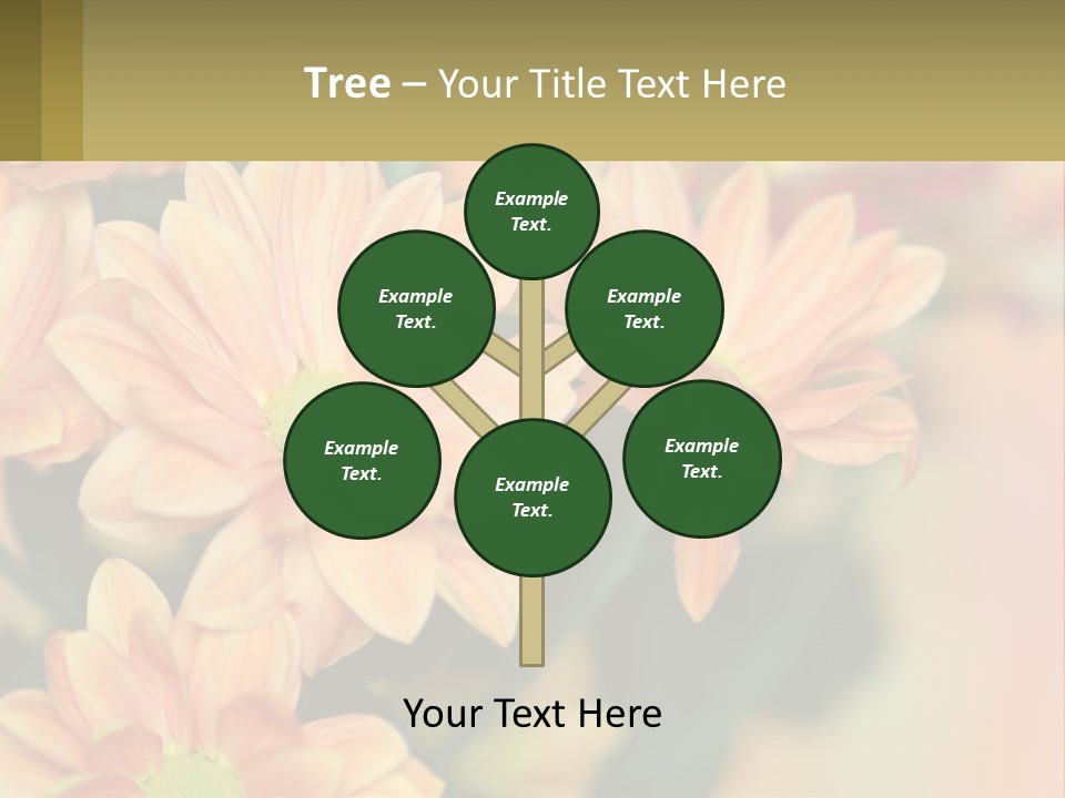 Bloom Autumn Bouquet PowerPoint Template
