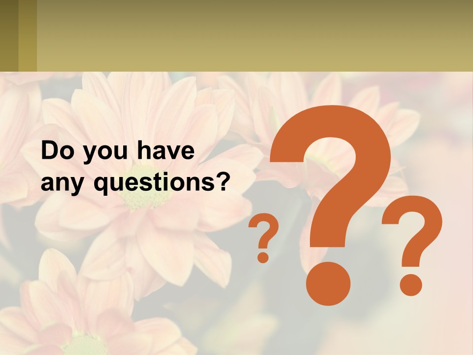 Bloom Autumn Bouquet PowerPoint Template