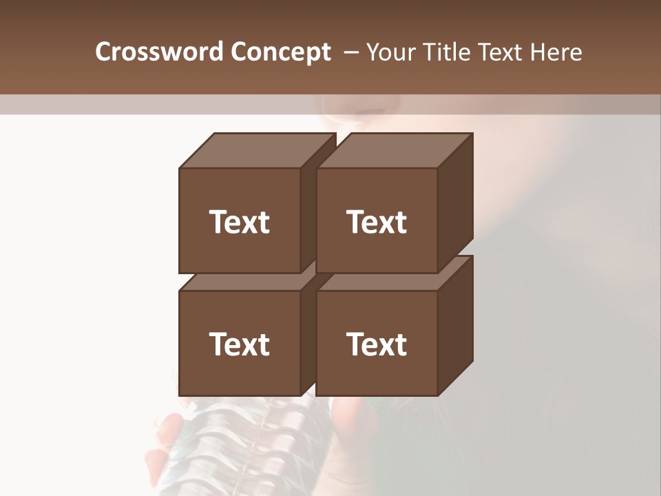 Female Joyful Nutrition PowerPoint Template