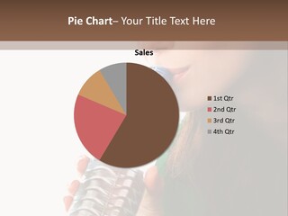 Female Joyful Nutrition PowerPoint Template