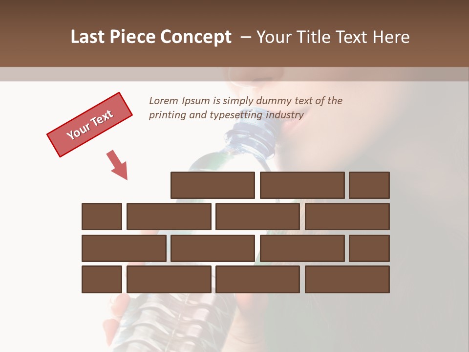 Female Joyful Nutrition PowerPoint Template