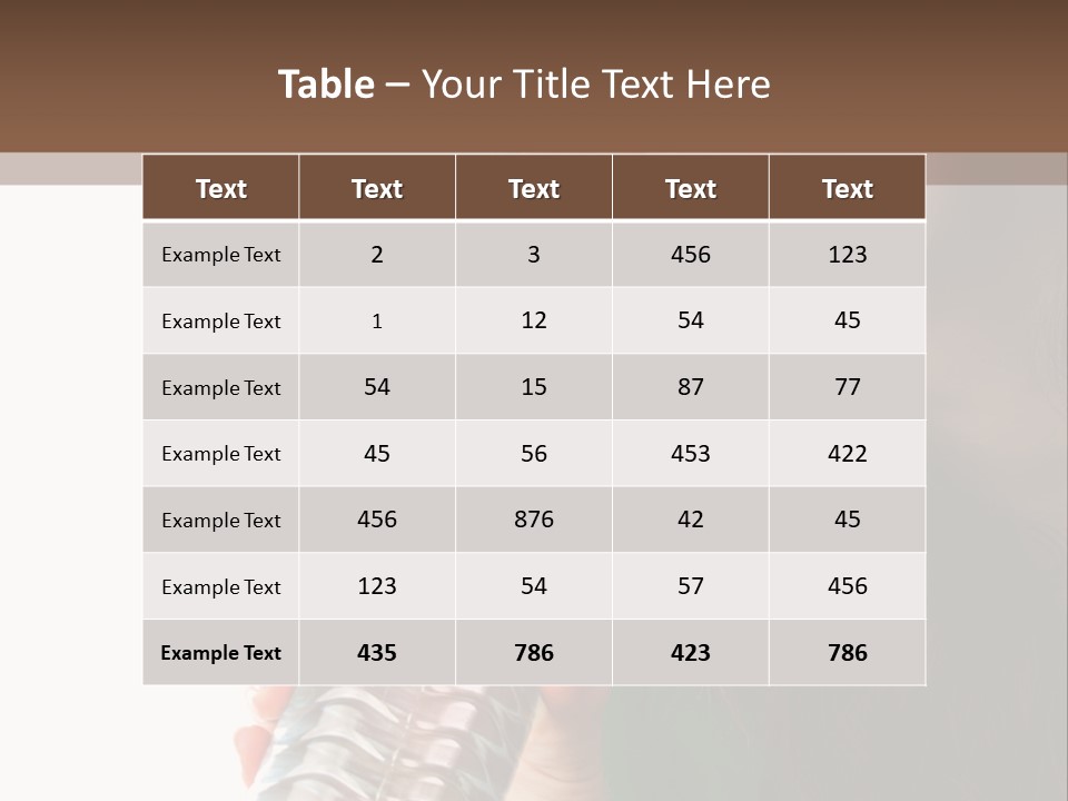 Female Joyful Nutrition PowerPoint Template
