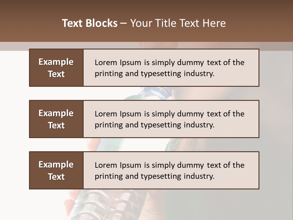 Female Joyful Nutrition PowerPoint Template