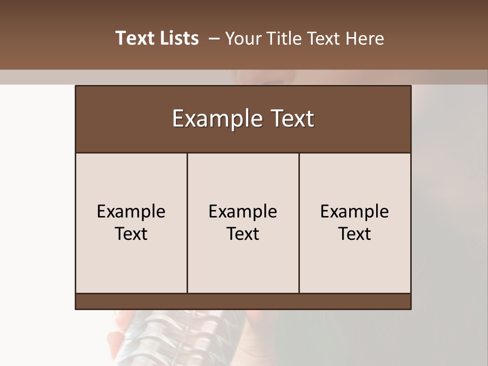 Female Joyful Nutrition PowerPoint Template
