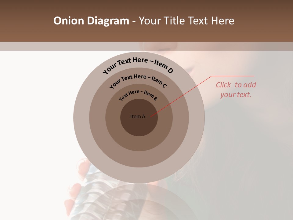 Female Joyful Nutrition PowerPoint Template