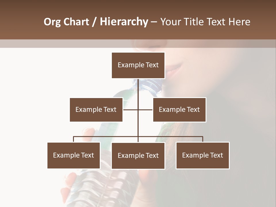 Female Joyful Nutrition PowerPoint Template