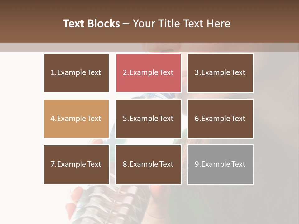 Female Joyful Nutrition PowerPoint Template