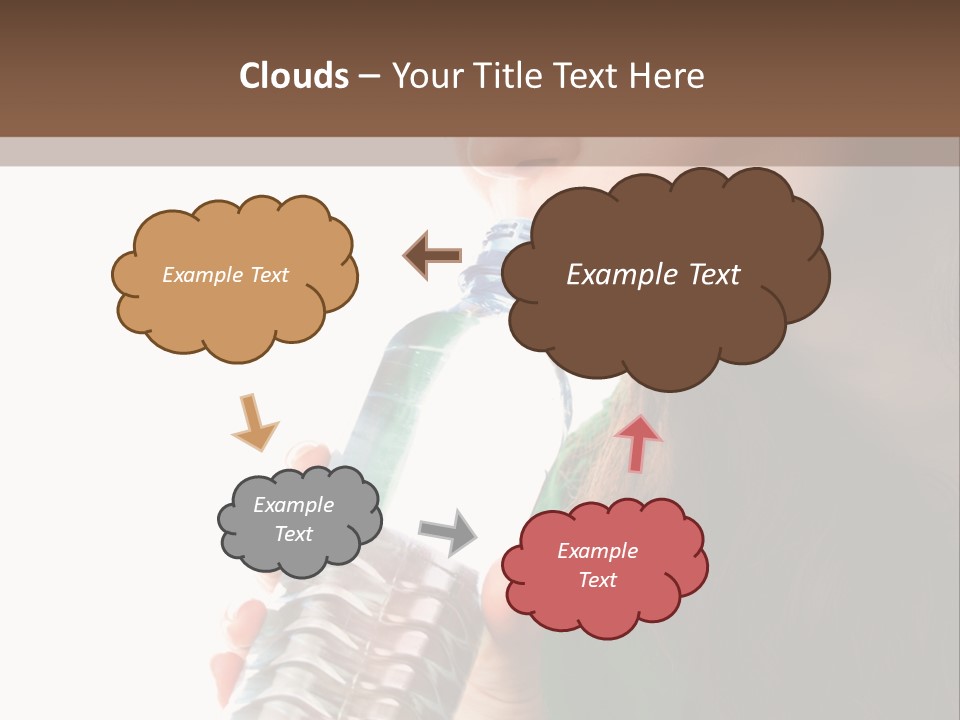 Female Joyful Nutrition PowerPoint Template