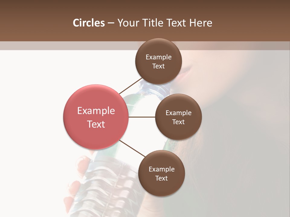 Female Joyful Nutrition PowerPoint Template