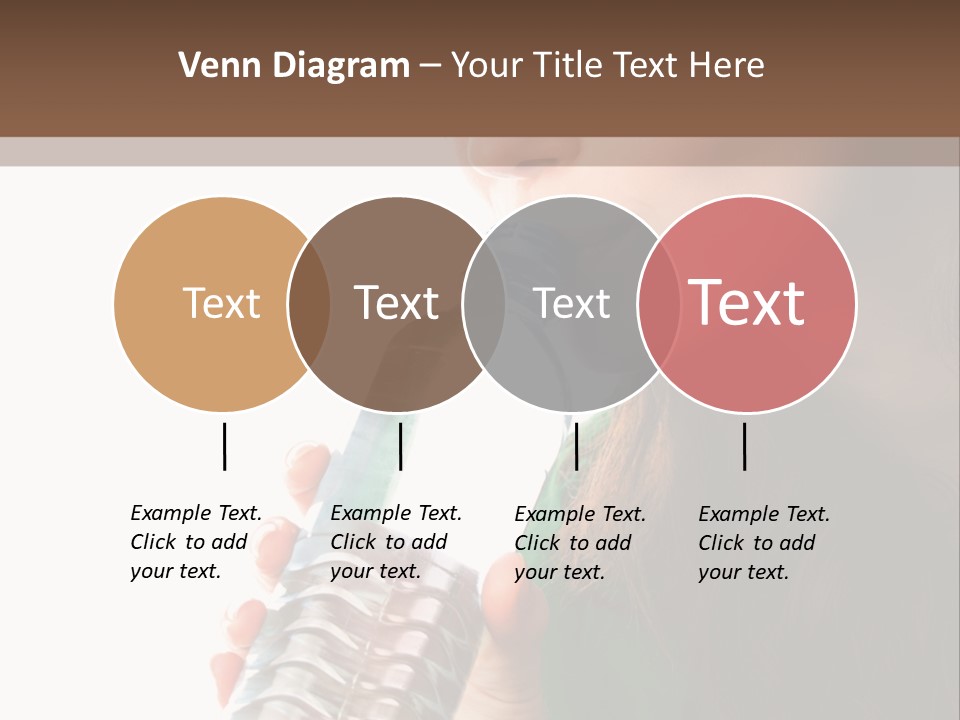 Female Joyful Nutrition PowerPoint Template