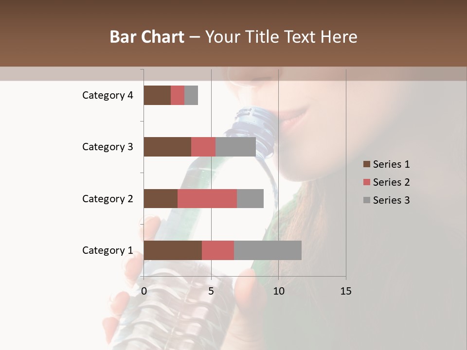 Female Joyful Nutrition PowerPoint Template