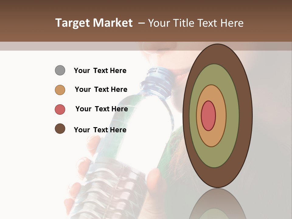 Female Joyful Nutrition PowerPoint Template