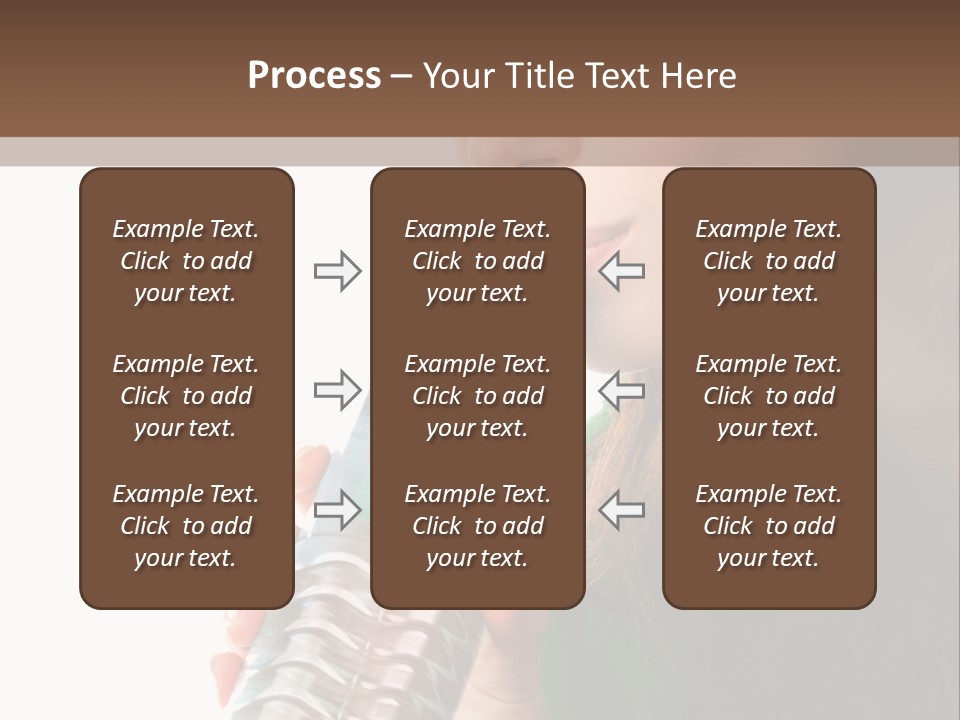 Female Joyful Nutrition PowerPoint Template