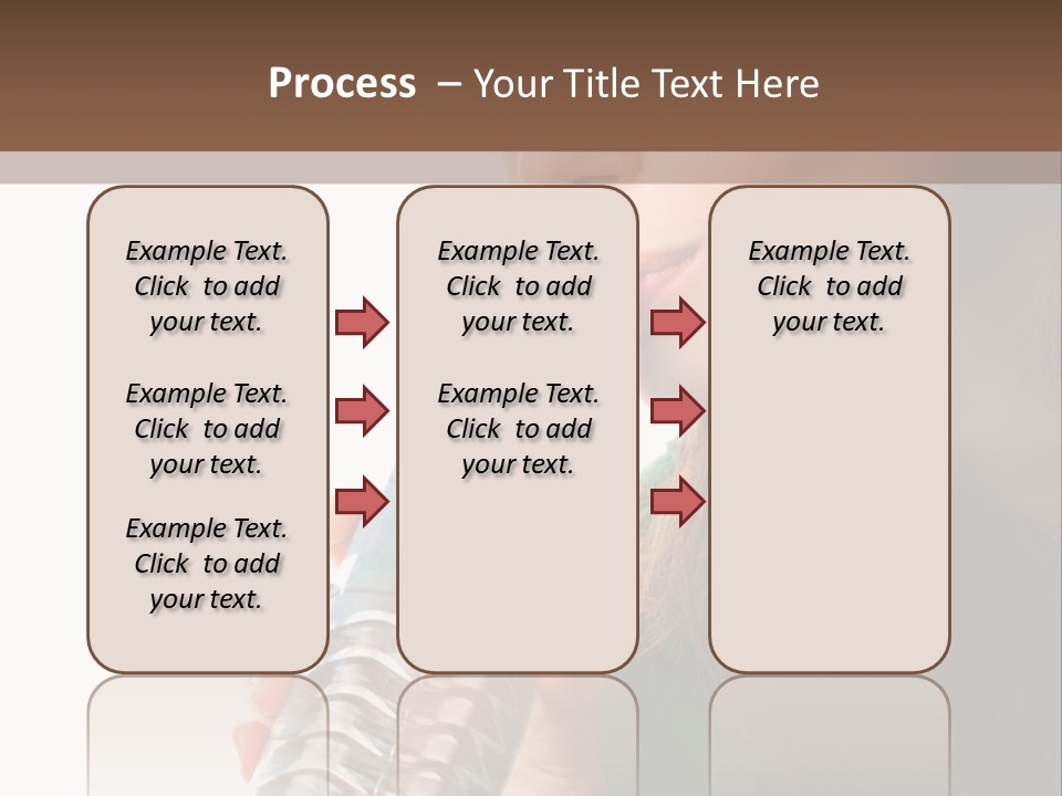 Female Joyful Nutrition PowerPoint Template