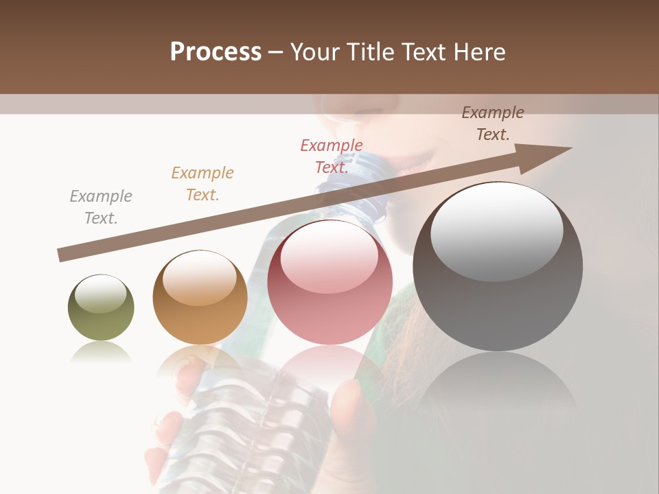 Female Joyful Nutrition PowerPoint Template