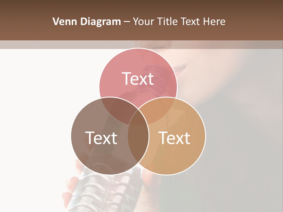 Female Joyful Nutrition PowerPoint Template