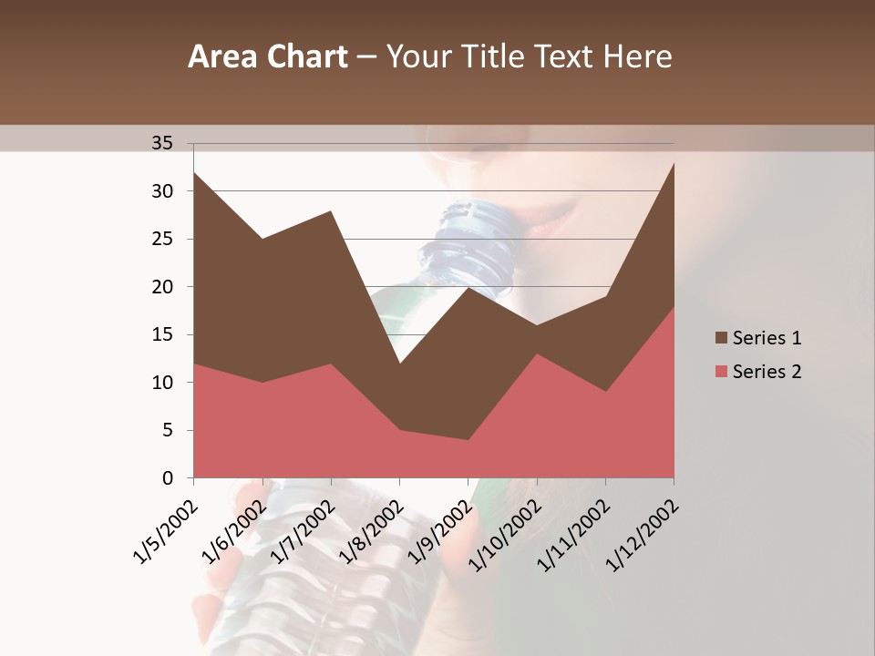Female Joyful Nutrition PowerPoint Template