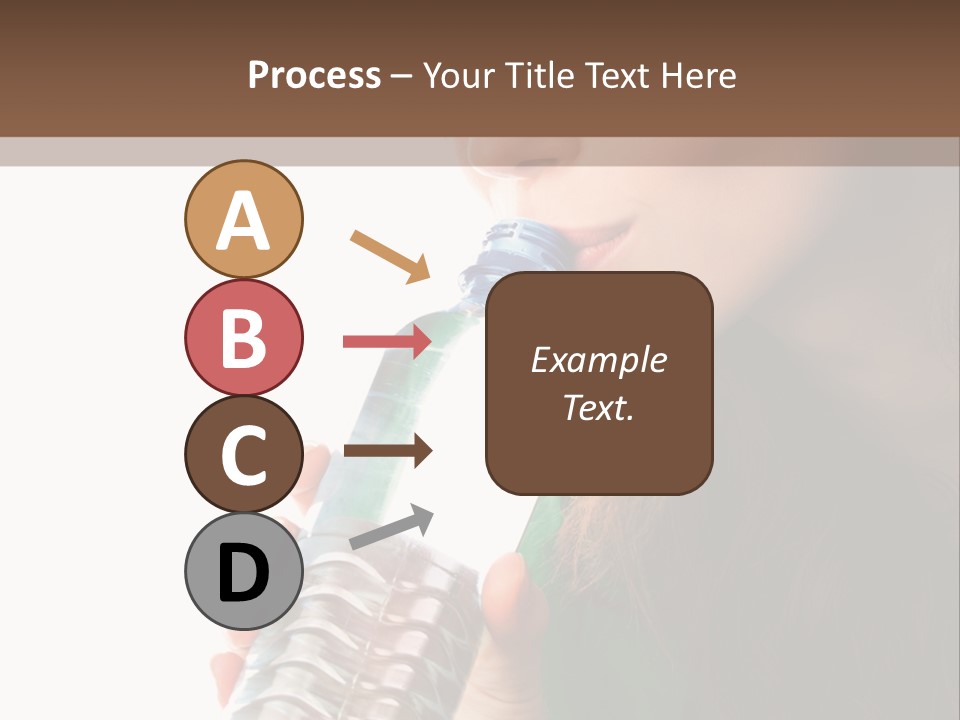 Female Joyful Nutrition PowerPoint Template
