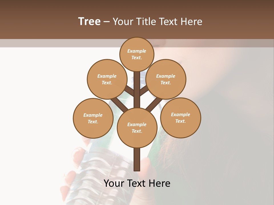 Female Joyful Nutrition PowerPoint Template