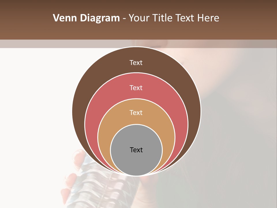 Female Joyful Nutrition PowerPoint Template