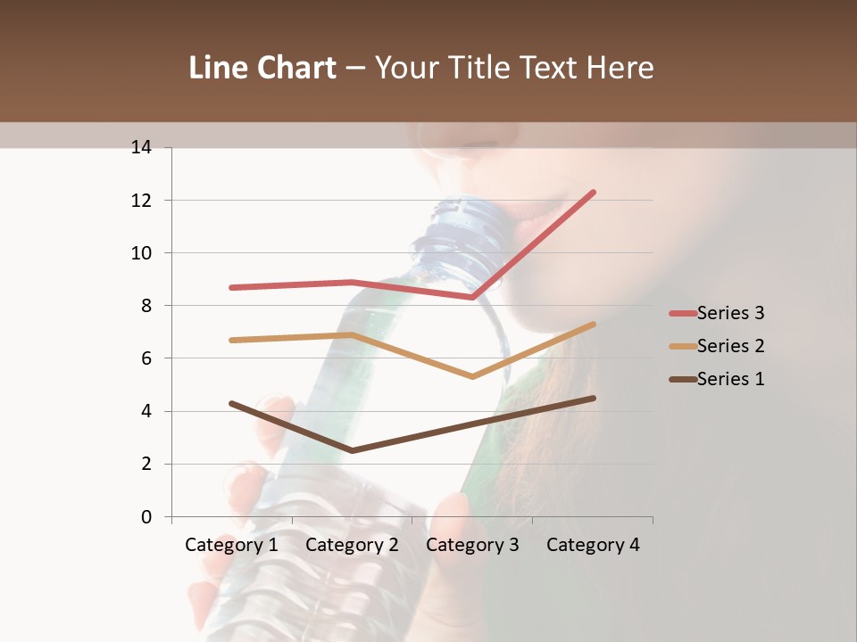 Female Joyful Nutrition PowerPoint Template