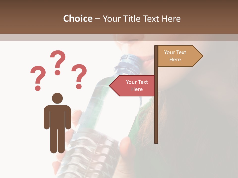 Female Joyful Nutrition PowerPoint Template