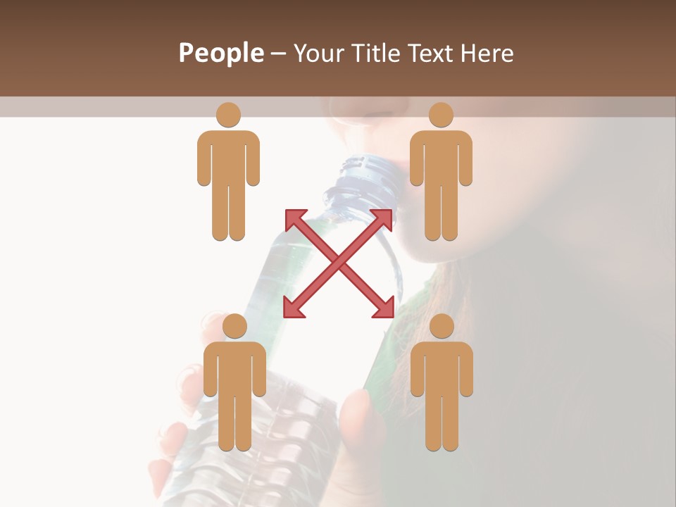 Female Joyful Nutrition PowerPoint Template