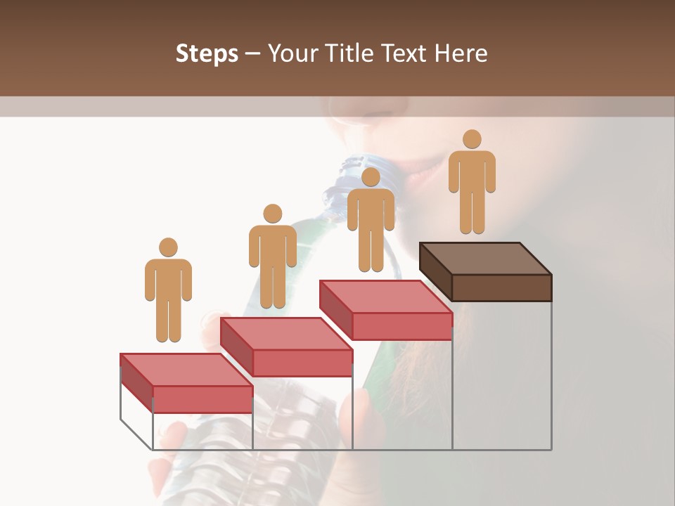 Female Joyful Nutrition PowerPoint Template