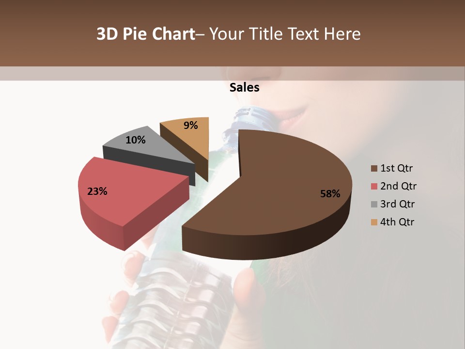 Female Joyful Nutrition PowerPoint Template