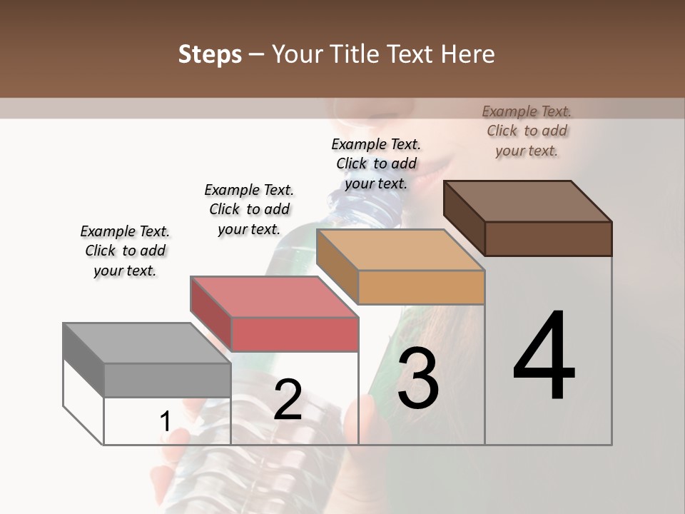 Female Joyful Nutrition PowerPoint Template