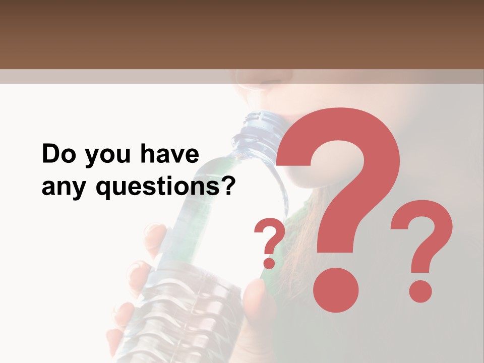 Female Joyful Nutrition PowerPoint Template