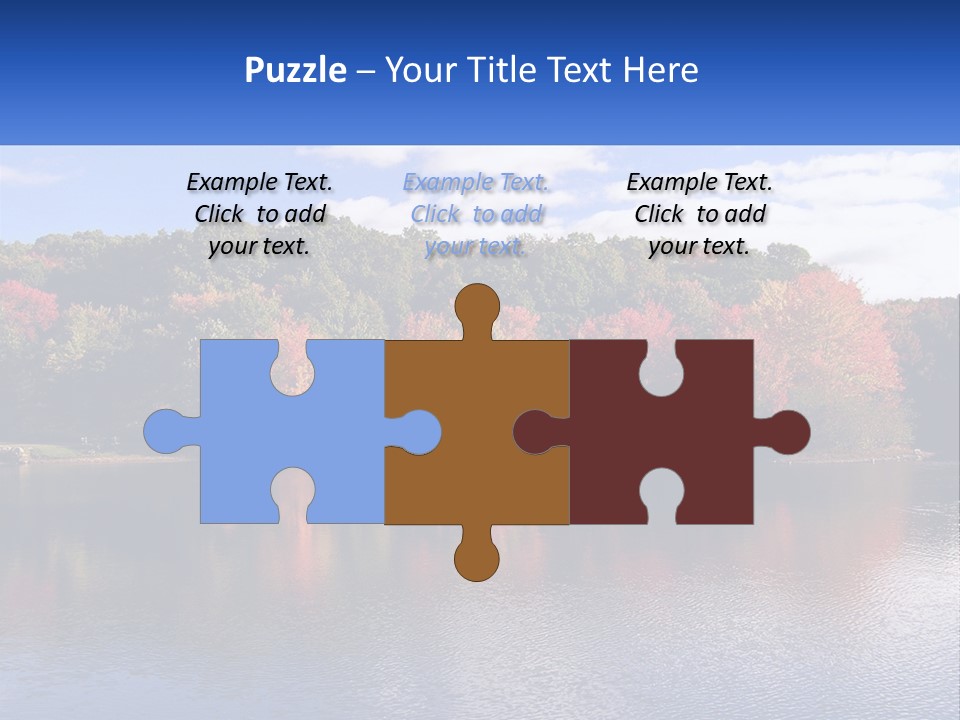 Connecticut Trees Clouds PowerPoint Template