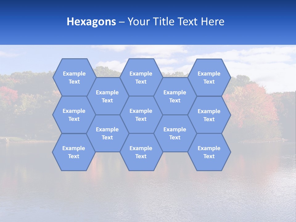 Connecticut Trees Clouds PowerPoint Template