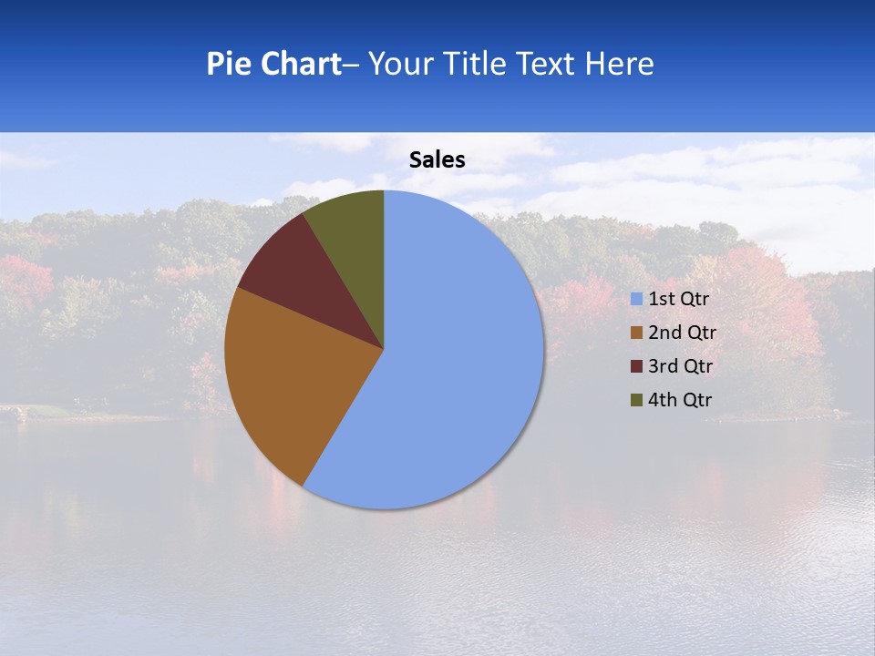 Connecticut Trees Clouds PowerPoint Template