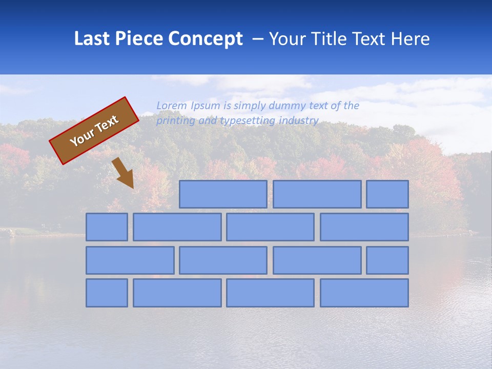 Connecticut Trees Clouds PowerPoint Template