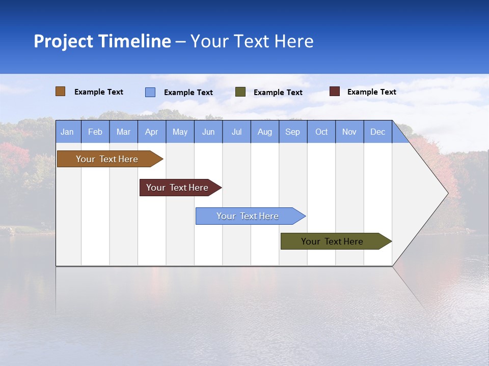 Connecticut Trees Clouds PowerPoint Template