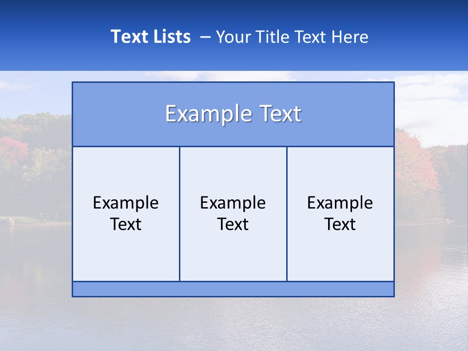 Connecticut Trees Clouds PowerPoint Template
