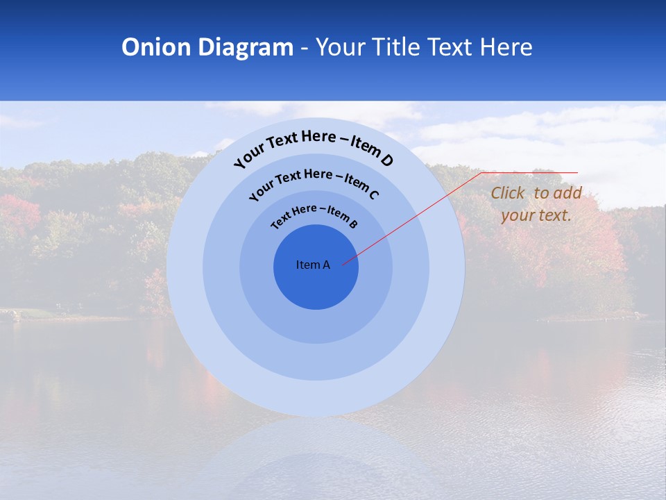 Connecticut Trees Clouds PowerPoint Template