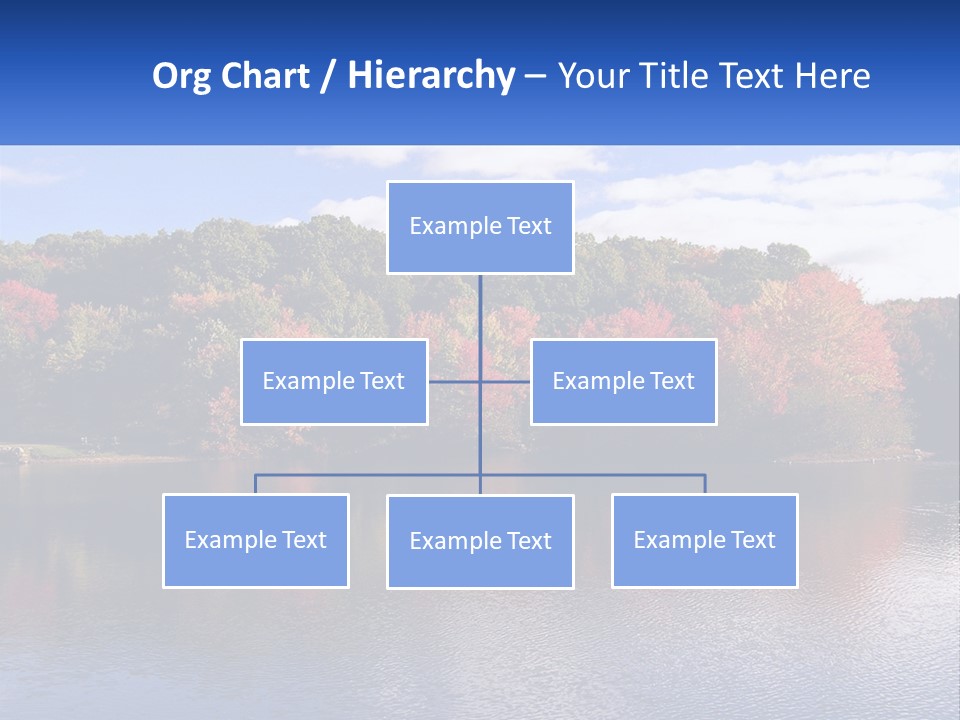 Connecticut Trees Clouds PowerPoint Template