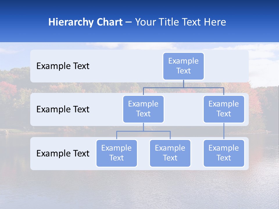 Connecticut Trees Clouds PowerPoint Template