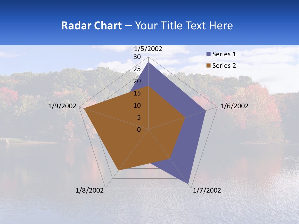 Connecticut Trees Clouds PowerPoint Template