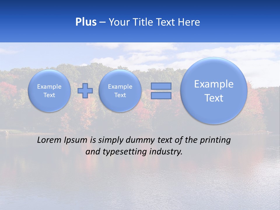 Connecticut Trees Clouds PowerPoint Template