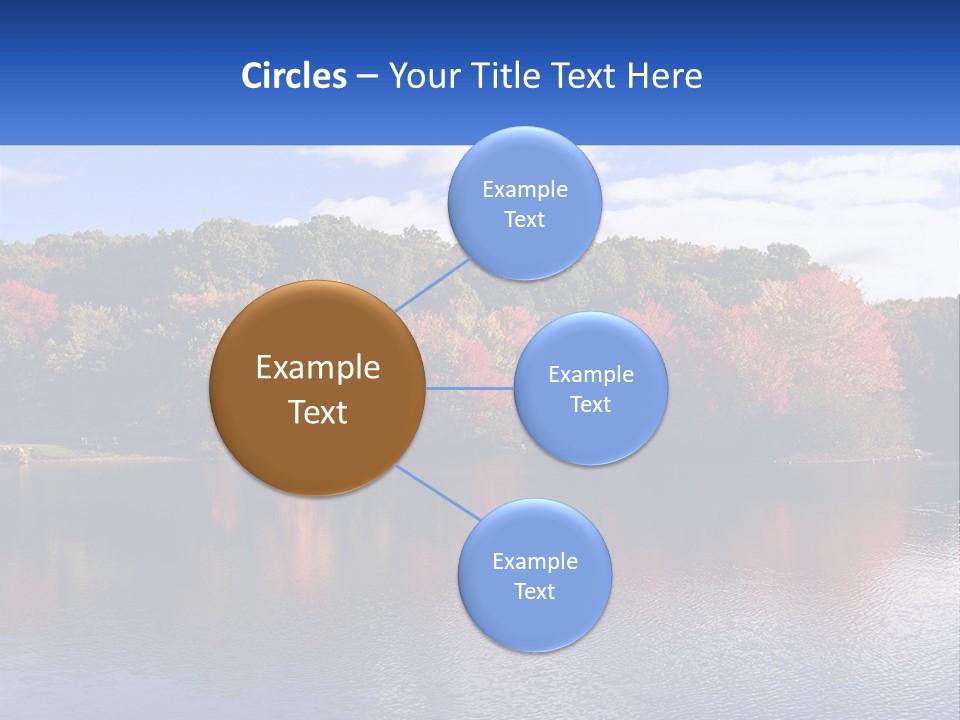 Connecticut Trees Clouds PowerPoint Template