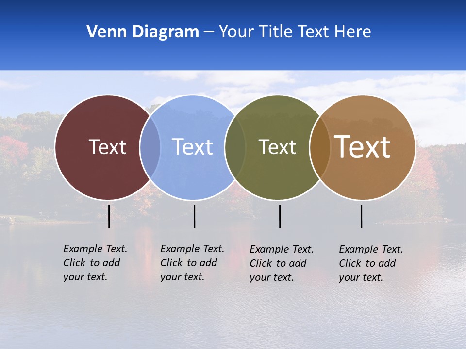 Connecticut Trees Clouds PowerPoint Template
