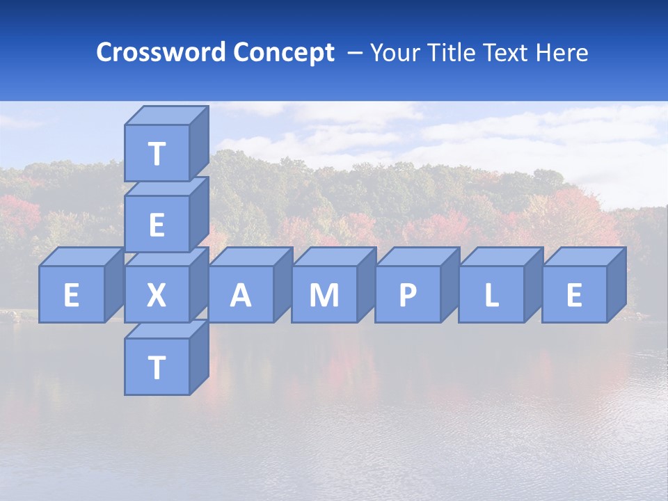 Connecticut Trees Clouds PowerPoint Template