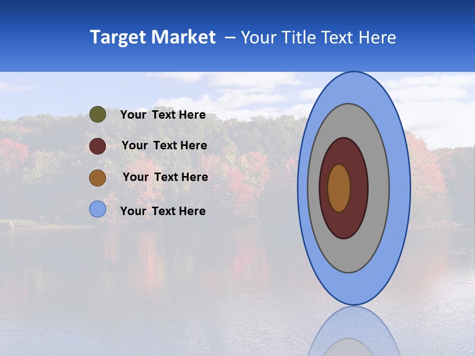 Connecticut Trees Clouds PowerPoint Template