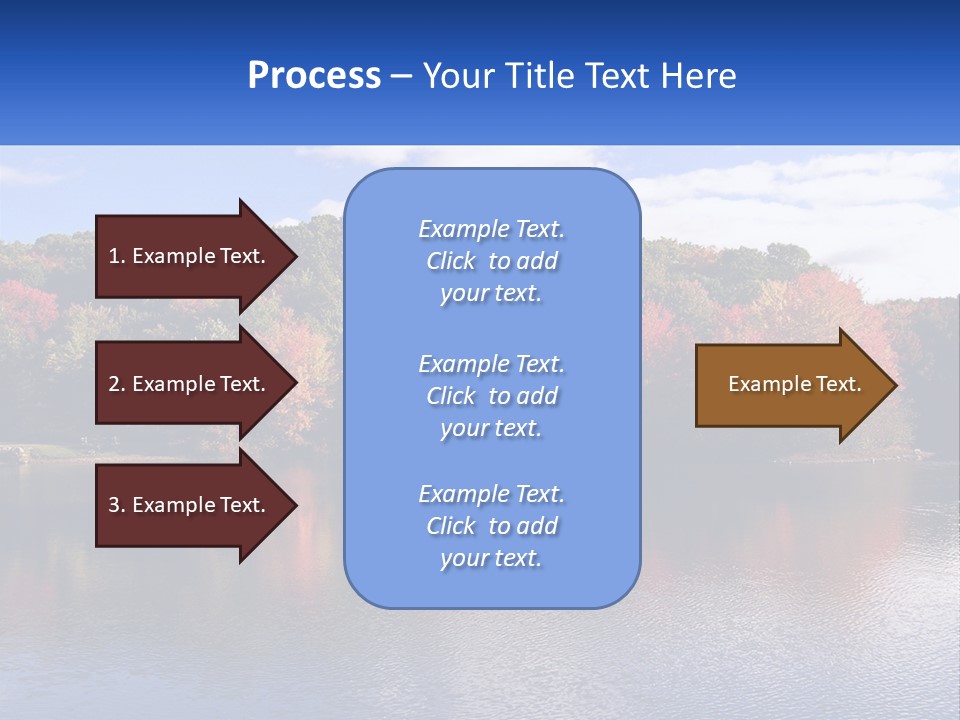 Connecticut Trees Clouds PowerPoint Template