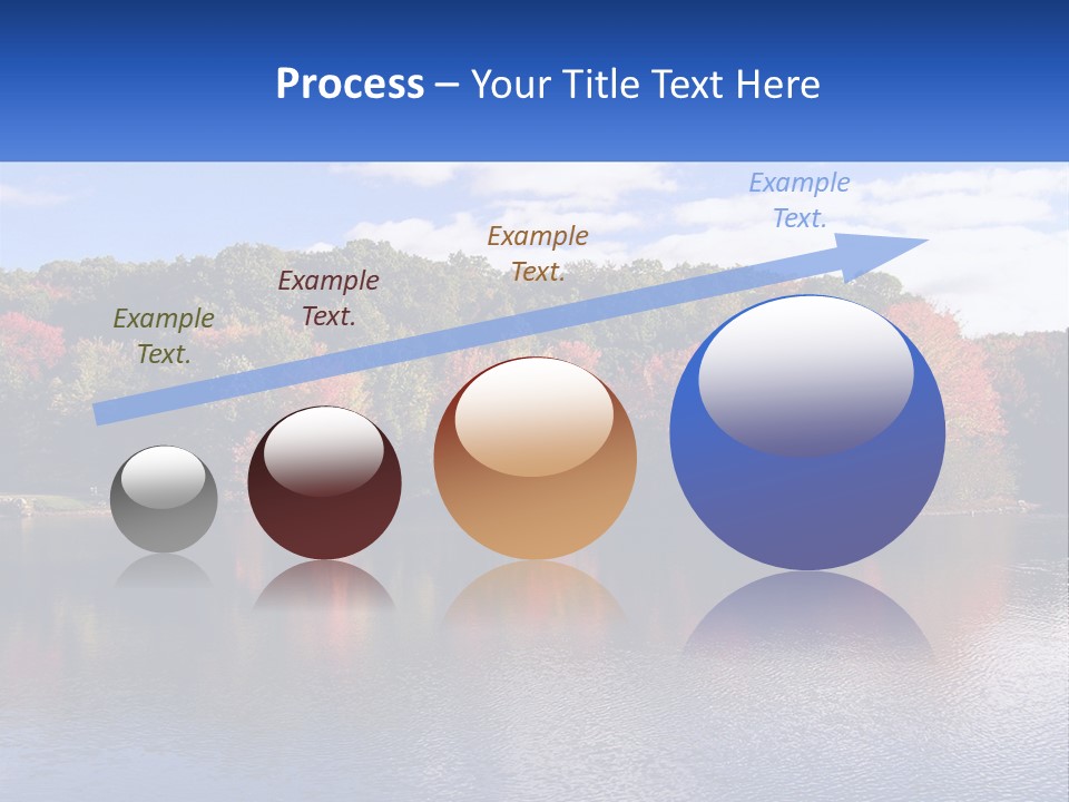 Connecticut Trees Clouds PowerPoint Template