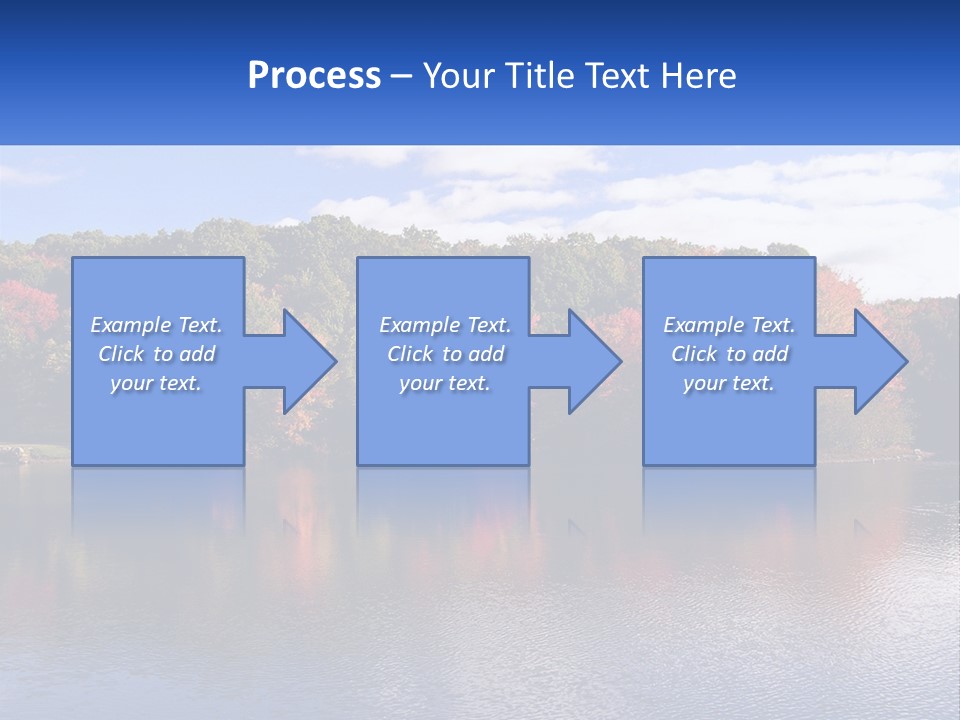 Connecticut Trees Clouds PowerPoint Template